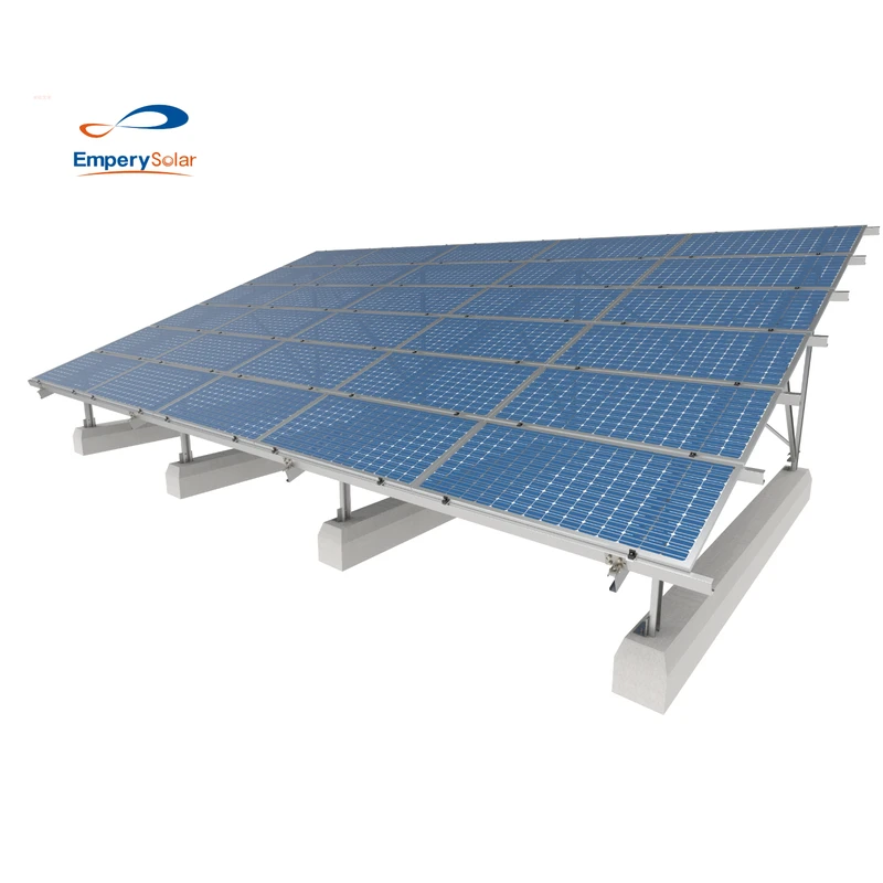 Universal Commercial Ground Solar Mounting System Zinc Magnesium Aluminum Industrial Rail Solar Panel Bracket AS/NZ1170 Standard - Detail 1