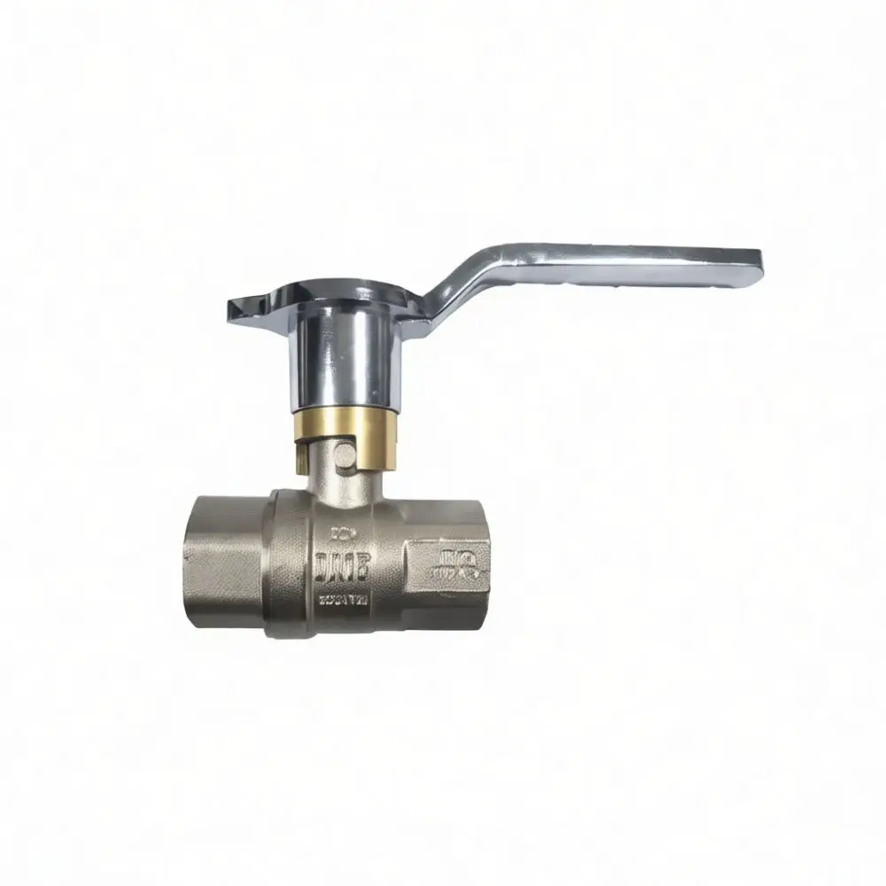 Professional Brass Gas Valve 1/2 Inch Connector Soft Seal For Commercial Kitchen Stove Pipe Flow Control Component
