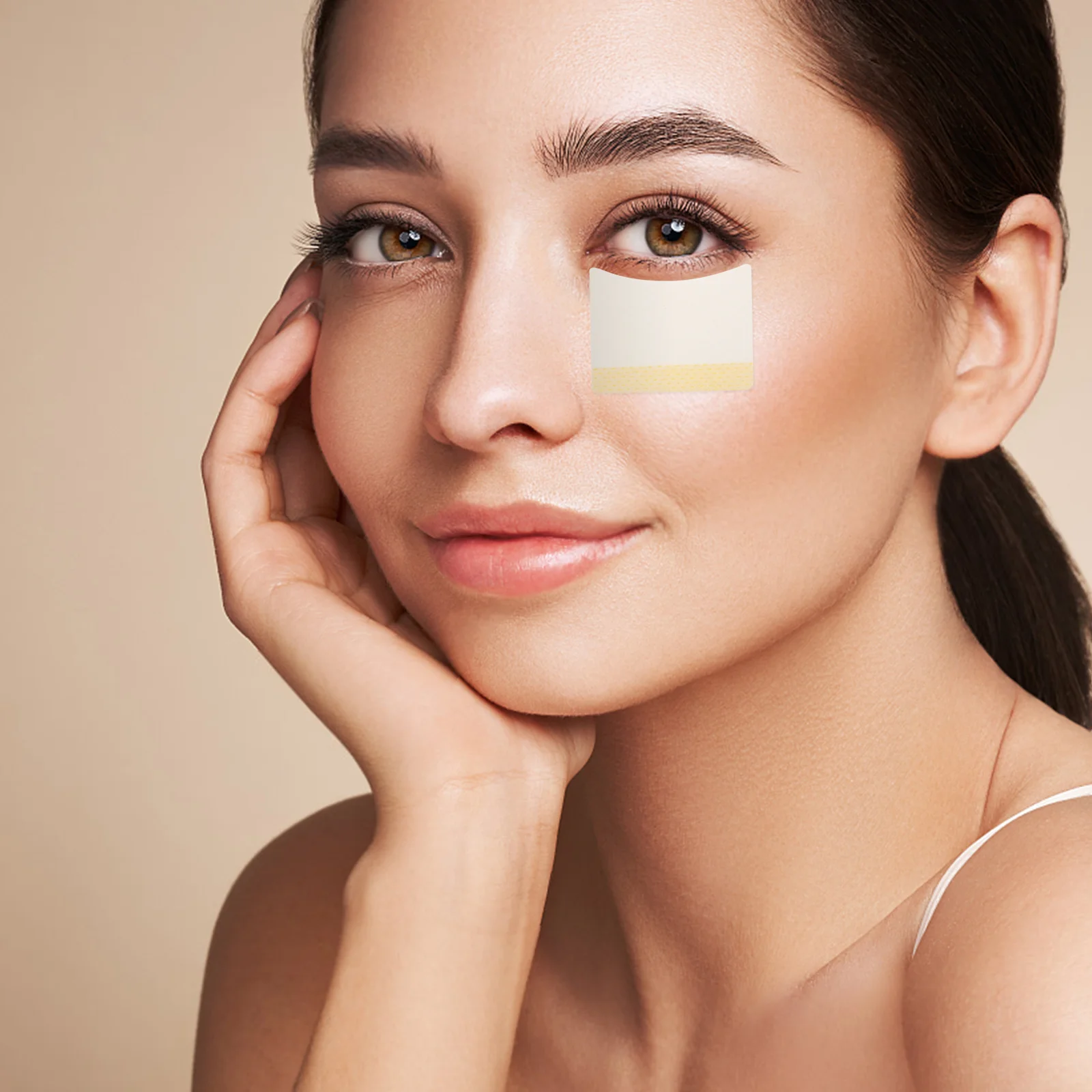 200 pezzi nastri isolanti per ciglia materiale in cotone forniture per estensioni delle ciglia sotto i cuscinetti per gli occhi uso professionale sicuro e traspirante