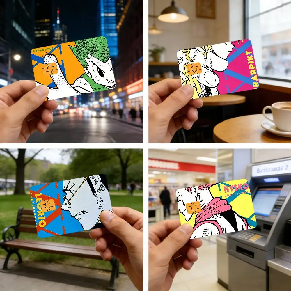 Autocollants pour cartes de crédit H-hUNTER, cartes bancaires H-hUNTER, cartes de transport en commun, film protecteur imperméable et résistant aux rayures