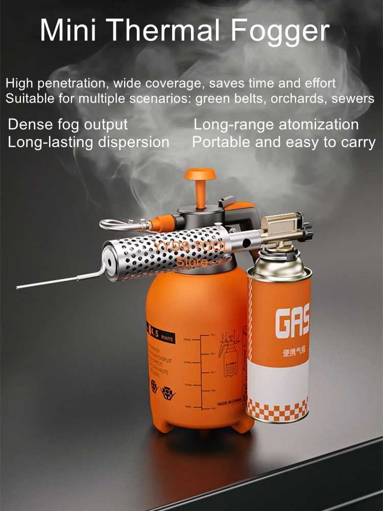 

Small Fogger Sewer Disinfection Cold Fog Machine Thermal Fogger Sprayer Fishing Enthusiast Mosquito Control