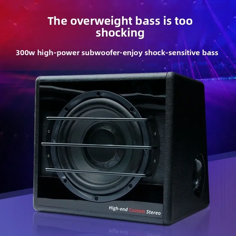 Good Car Audio 10-inch 12V Active Subwoofer Car Audio Overweight Subwoofer Modification with Aluminum Wire/pure Copper Wire