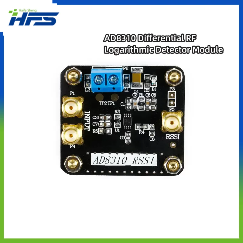 AD8310 differential RF logarithmic detector module DC-440M high-speed voltage output logarithmic amplifier