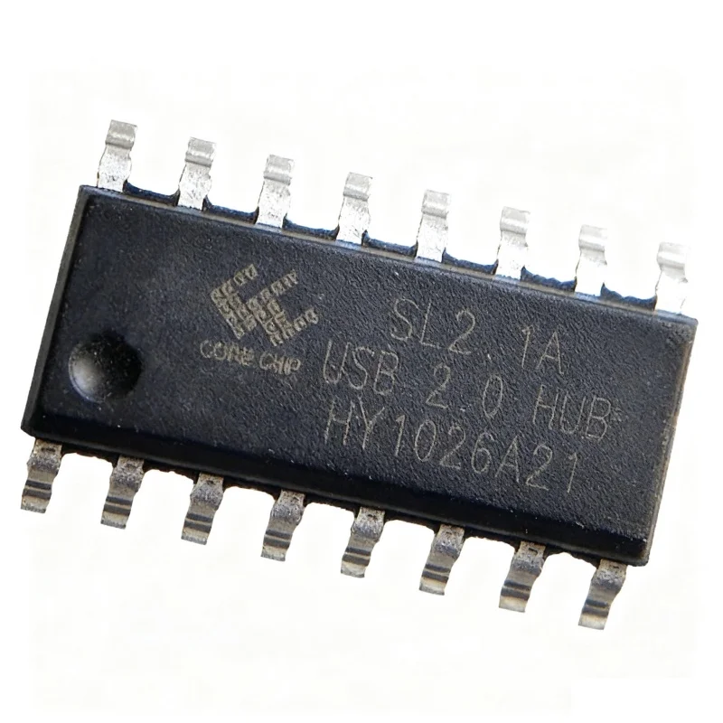 5pcs/Lot SL2.1S SSOP-16 USB 2.0 HIGH SPEED 4-PORT HUB CONTROLLER 5V 480MHz Brand New Genuine Product