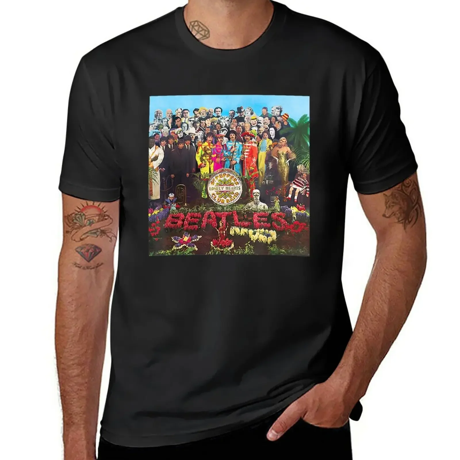 New SGT Peppers Album T-Shirt sports fan t-shirts plus size tops tees men graphic t shirts 2024 new arrival round neck cotton