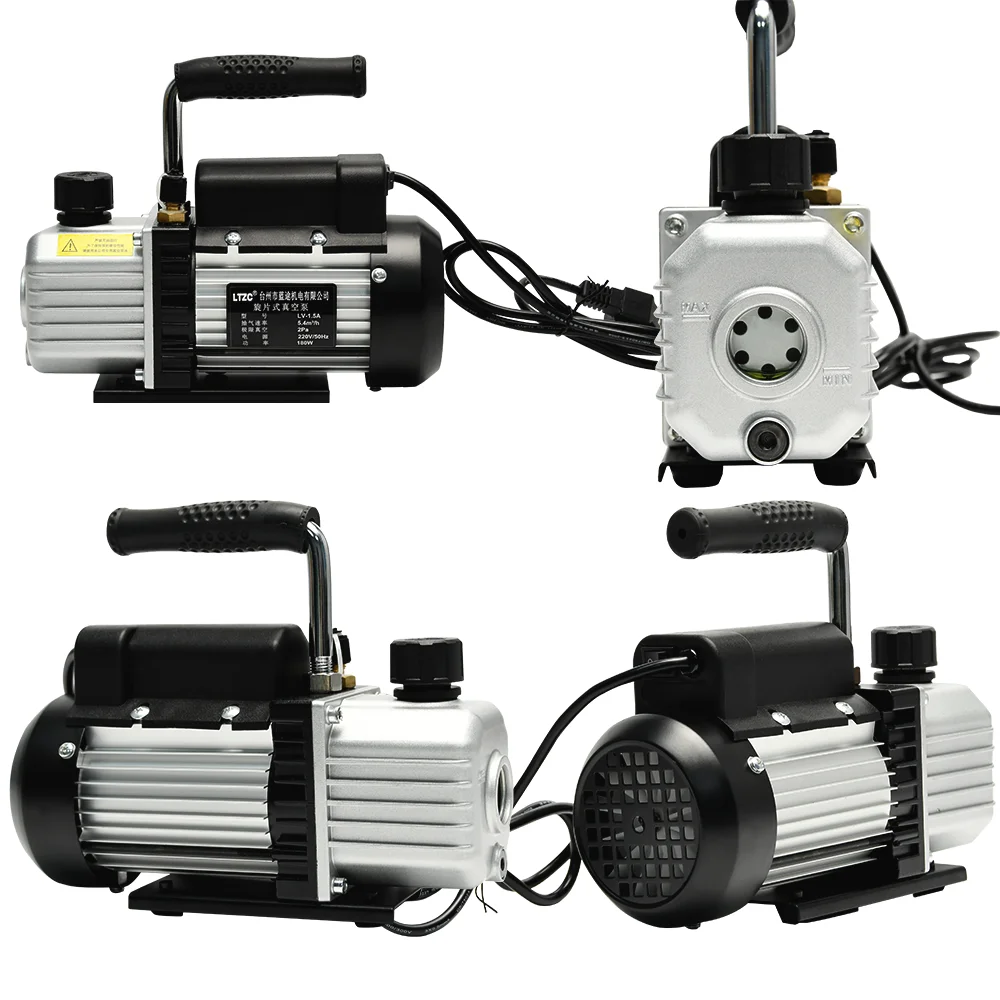 FY-1H-N Vacuum Pump Mini Laboratory Rotary Vane Air Conditioning Maintenance HVAC Pump