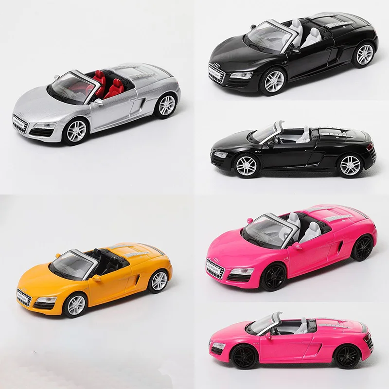 

SHADOW 1:64 Scale R8 V10 Spyder Convertible Sports Car Simulation Alloy Car Model Static Display Collectible Toy Gift Souvenir