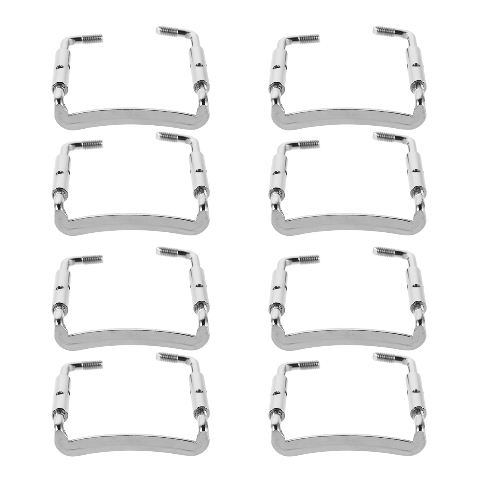 8 قطعة مسامير مسند الذقن الكمان الفضية استبدال الأجهزة آمنة إصلاح الكمان إصلاح أجزاء الذقن بقية تعديل الصيانة