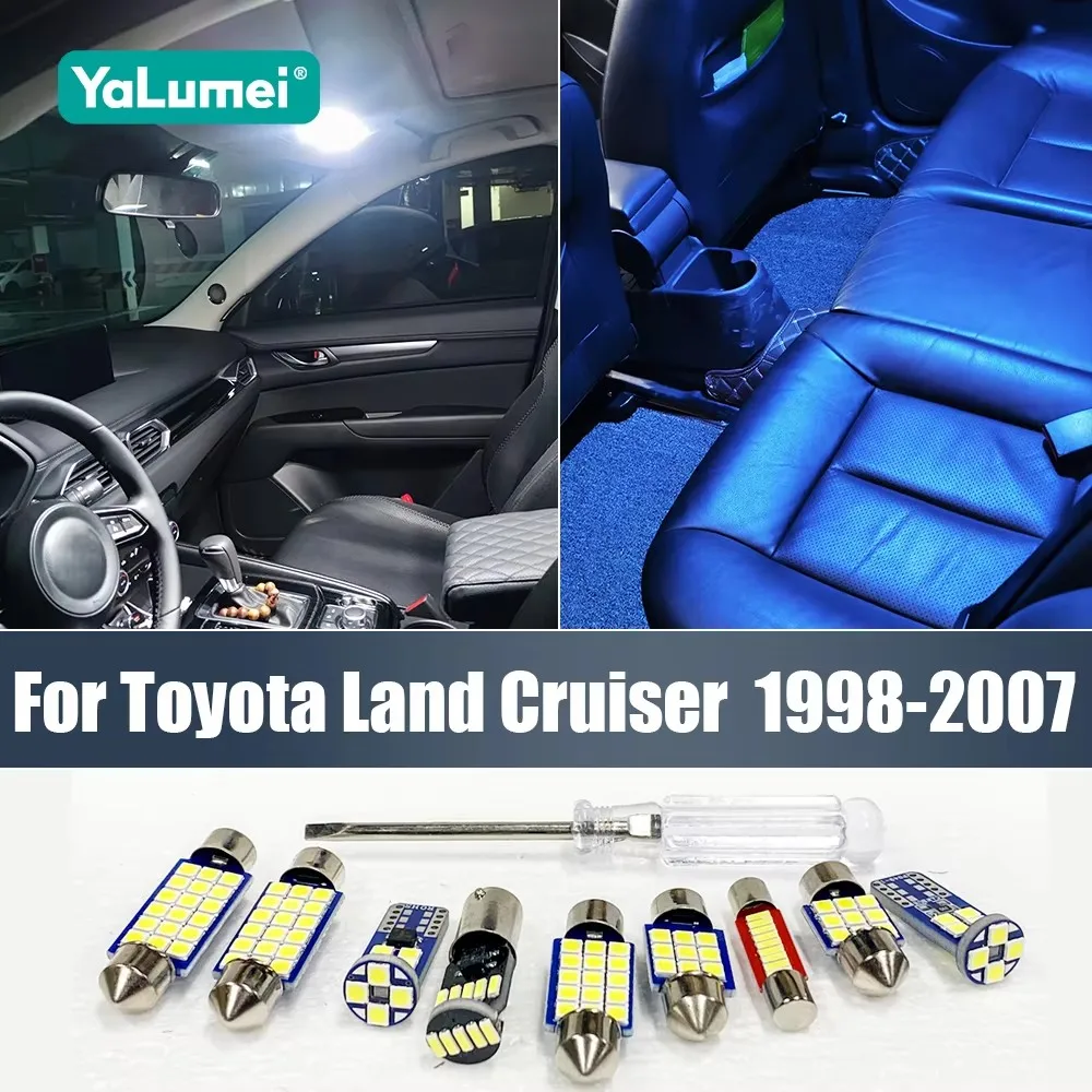 

Car LED Interior Lamps Trunk Lights For Toyota Land Cruiser 100 LC100 1998-2000 2001 2002 2003 2004 2005 2006 2007 Accessories