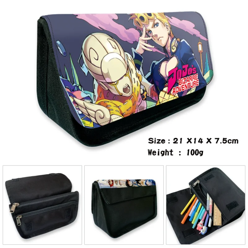 Anime JoJo's Bizarre Adventure Kawaii Pencil Case Student Storage Bag Students Cosplay Pencil Box Pen Bag School Supplies Gift