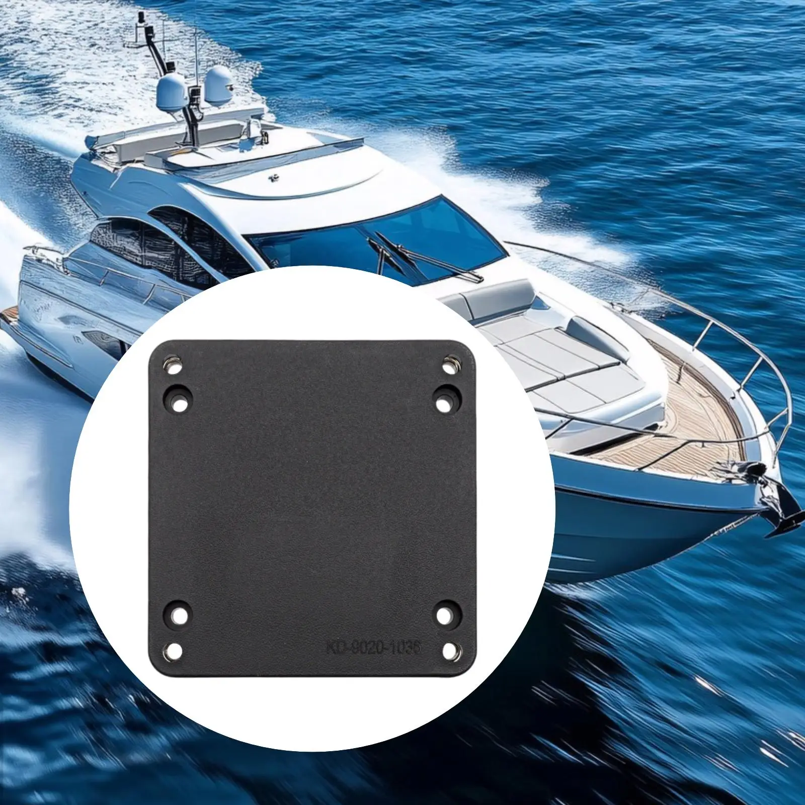 

Mounting Plate Stable Performance Simple Installation Downrigger Mount Systems 1036 Mounting Bracket for Boat Kayak 1036