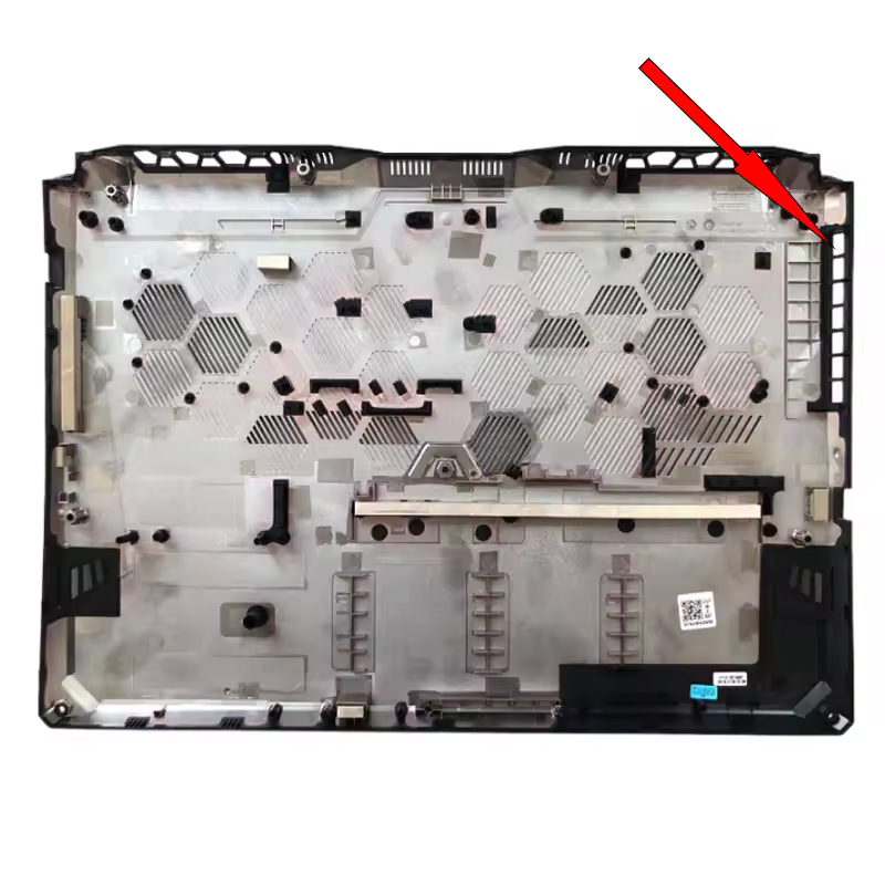 노트북 하판 앞면