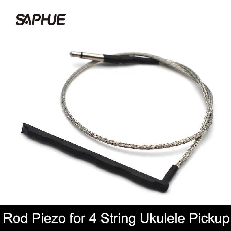 Rod Piezo 4 String Ukulele Pickup Instrument Pickup with 2.5 Jack Open or Sealed