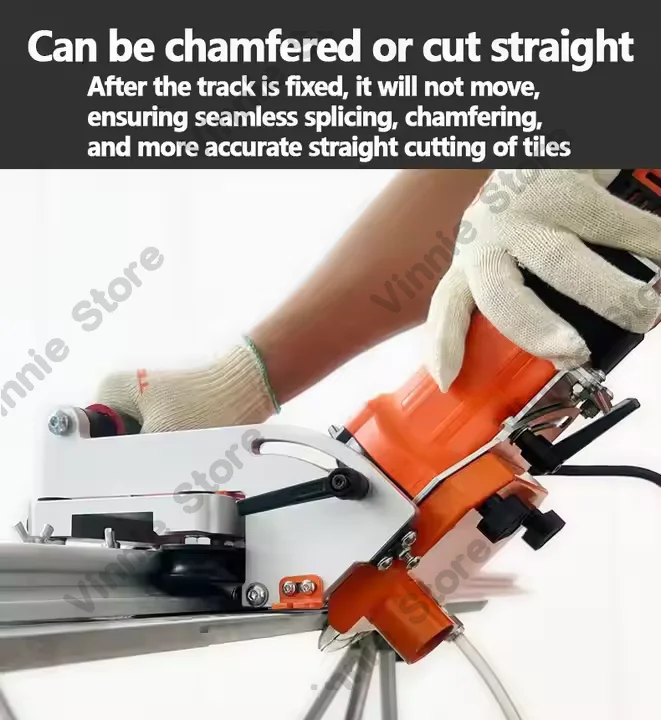 TB 3500mm Electric Tile Cutter Portable Multifunctional 45 Degree Mitre Cutter With Rail Guide for Mitered or 90 Degree Cutting