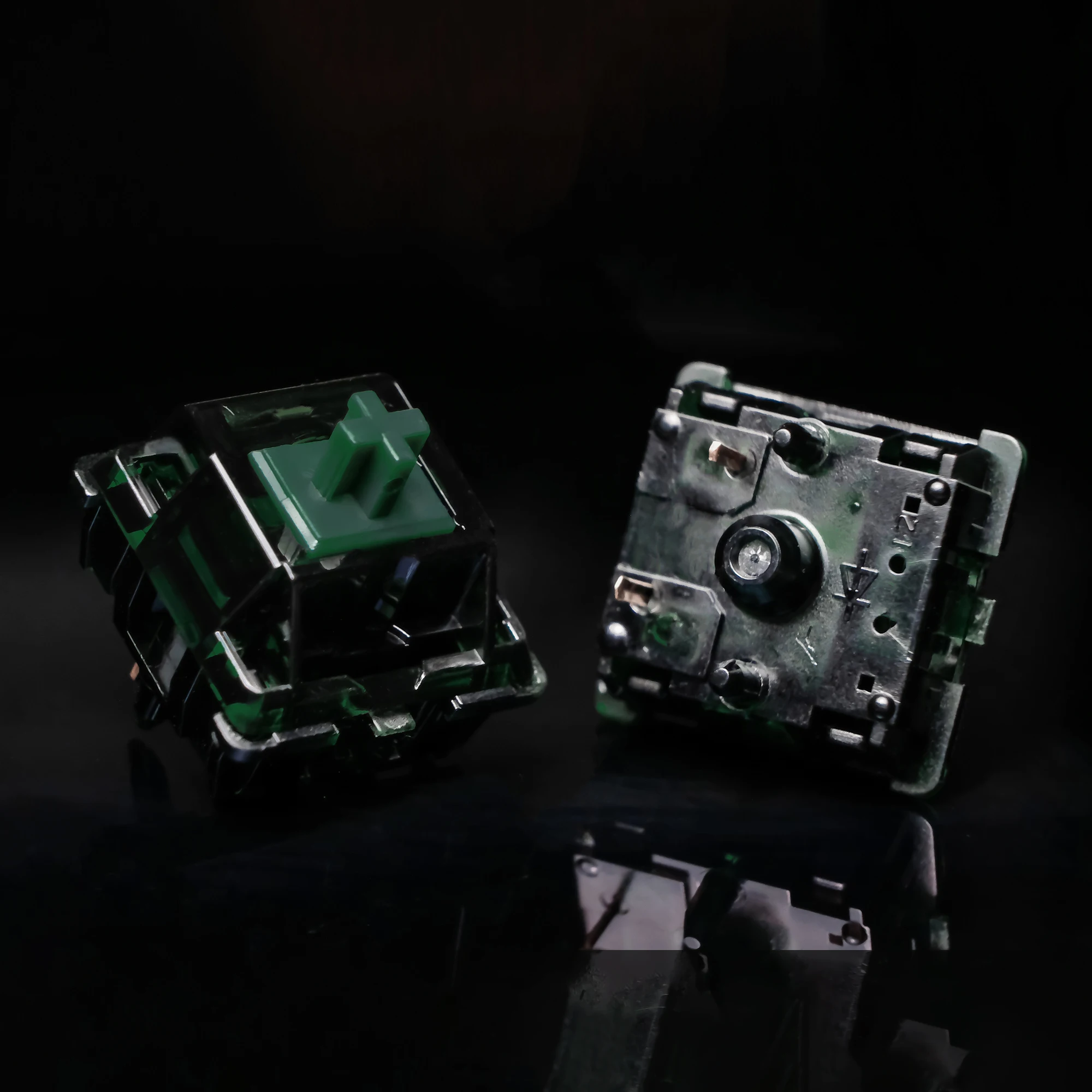 MOYU Hardess V2 Switch RGB SMD Linear 42g 48g Switches For Mechanical keyboard mx stem 5pin Black Dark Green Pre Lubed