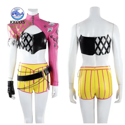 KKCos DBD‌ The Trickster MiNA Cosplay Costume Women Full Set Halloween Carnival Role Play Clothes