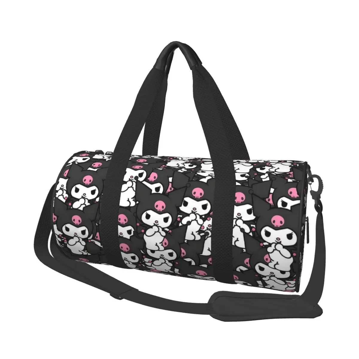 

Custom Kuromi Beach Tote Bag for Women Big Compartment Gym Beach Travel Bags