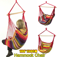 Colorful Portable Camping Rope Bed Garden Fabric Bedroom Home Hanging Hammock Hammock Chair Hammock Swings Swing Seat