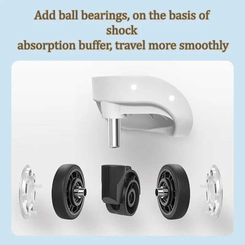 For American Traveler 85A Trolley case Universal Wheel American Traveler 85a Accessories Luggage wheel JX9054 repair replacement