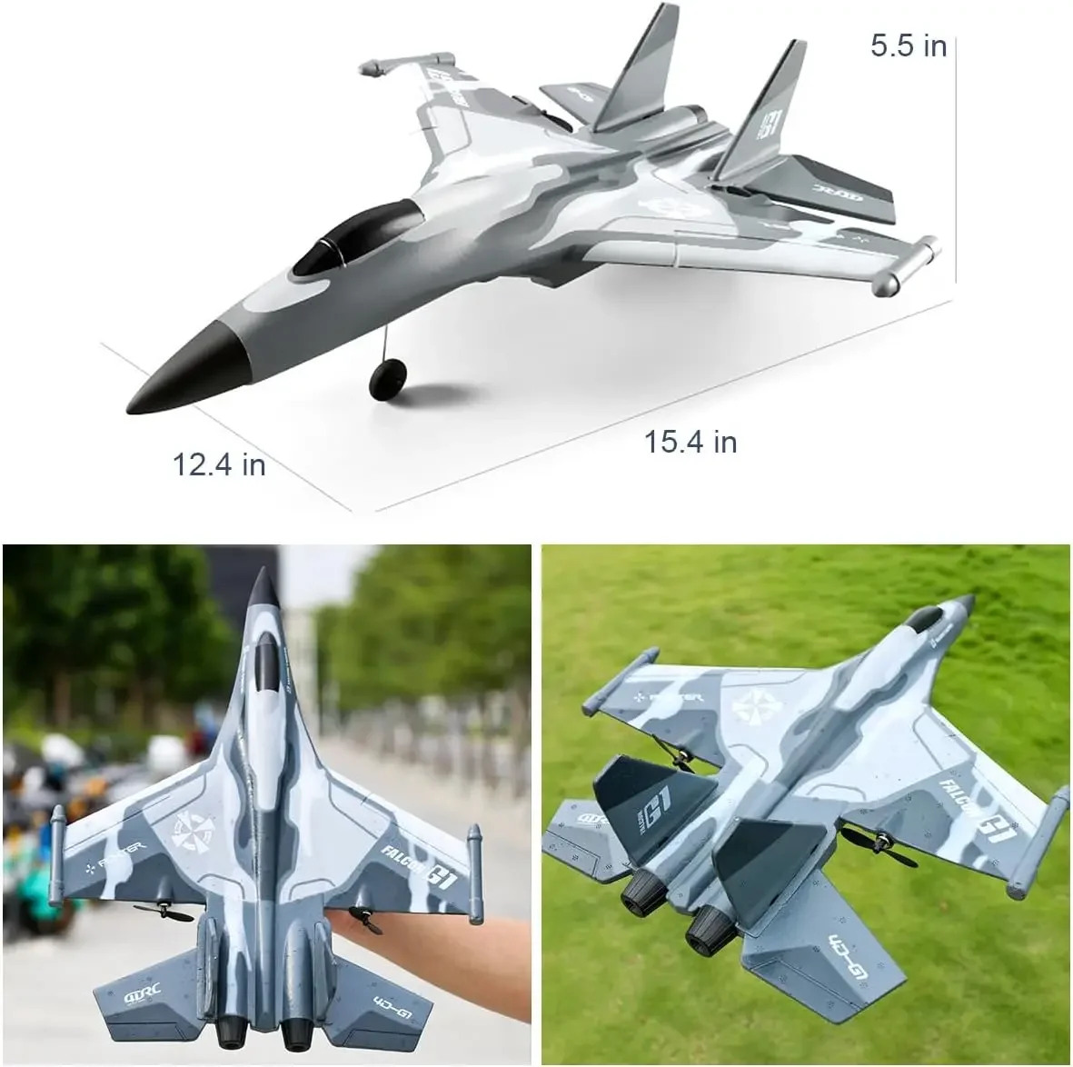 EPP Foam RC Airplane 3-kanałowy samolot zdalnie sterowany F22 Fighter 2.4G Radio Control Drone Prezenty świąteczne Zabawki dla dzieci