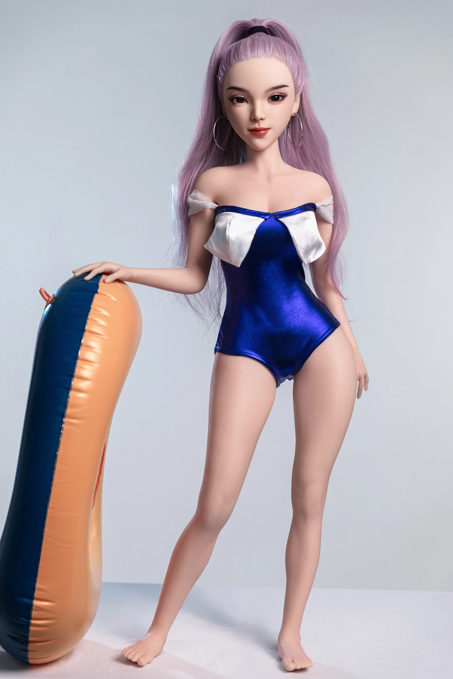 85cm Full Body Silicone Action Figure Doll Anime Silicon Dolls Implanted Hair With Metal Skeleton