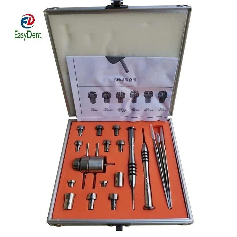 Dental Handpiece Repair Tool Bearing Disassemble & Install Cartridge Chucks Standard\Torque\Mini Screwdriver Tweezer Device