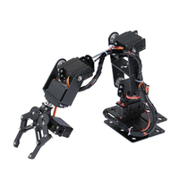 6 DOF Robot Manipulator MG996R Metal Alloy Mechanical Arm Clamp Claw for Arduino Robot DIY Kit Provide 3D File Open Source Code