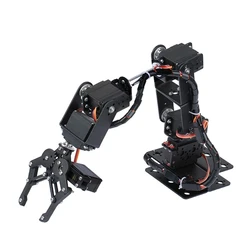 6 dof Robot manipulator MG996R โลหะอัลลอยด์6 dclaw แขนกลสำหรับหุ่นยนต์ Arduino ของตกแต่งงานปาร์ตี้ให้ไฟล์3D โอเพนซอร์ส