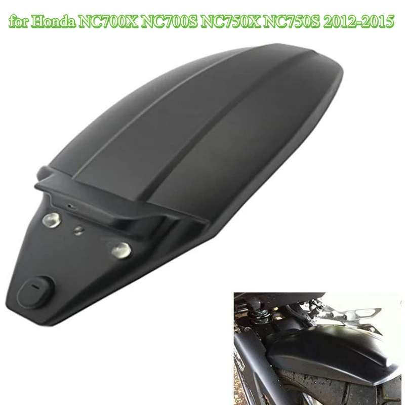 Motorcycle Rear Fender Extender Extension Hugger Mudguard Guard Lightweight for Honda NC700X NC700S NC750X NC750S 2012-2015