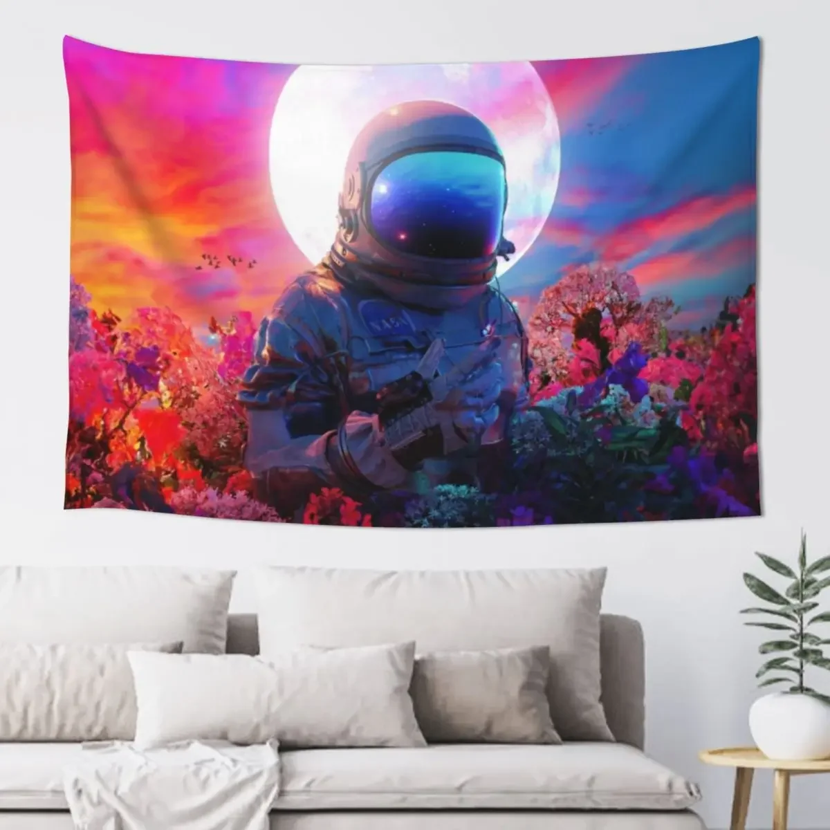 

In the Garden Tapestry Korean Room Decor Wallpaper Decor For Bedroom Tapestry