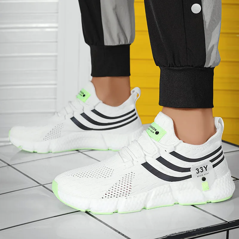 

New model popcorn-flavored ultra-light running shoes for men and women sport shoes with good breathability suitable for teenager