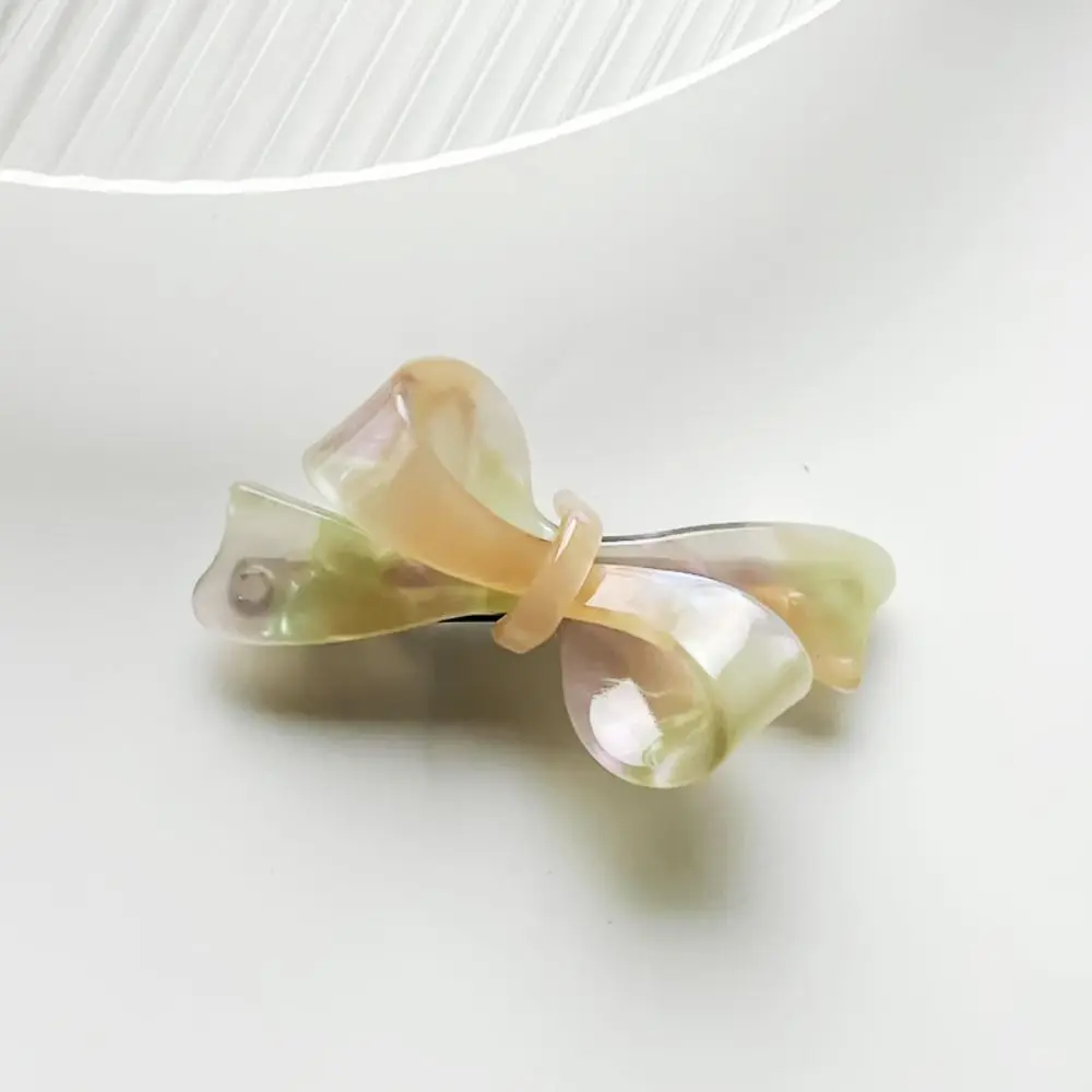 

Милая заколка для волос с узлом-бабочкой и уксусной кислотой, милая элегантная заколка для волос с бантом, модная 3D заколка в виде утконоса для женщин и девочек