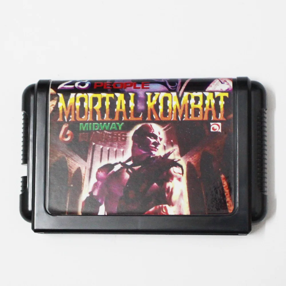 Tarjeta de juego MD Mortal Kombat 6 de 16 bits para consolas Sega MegaDrive Genesis de 16 bits
