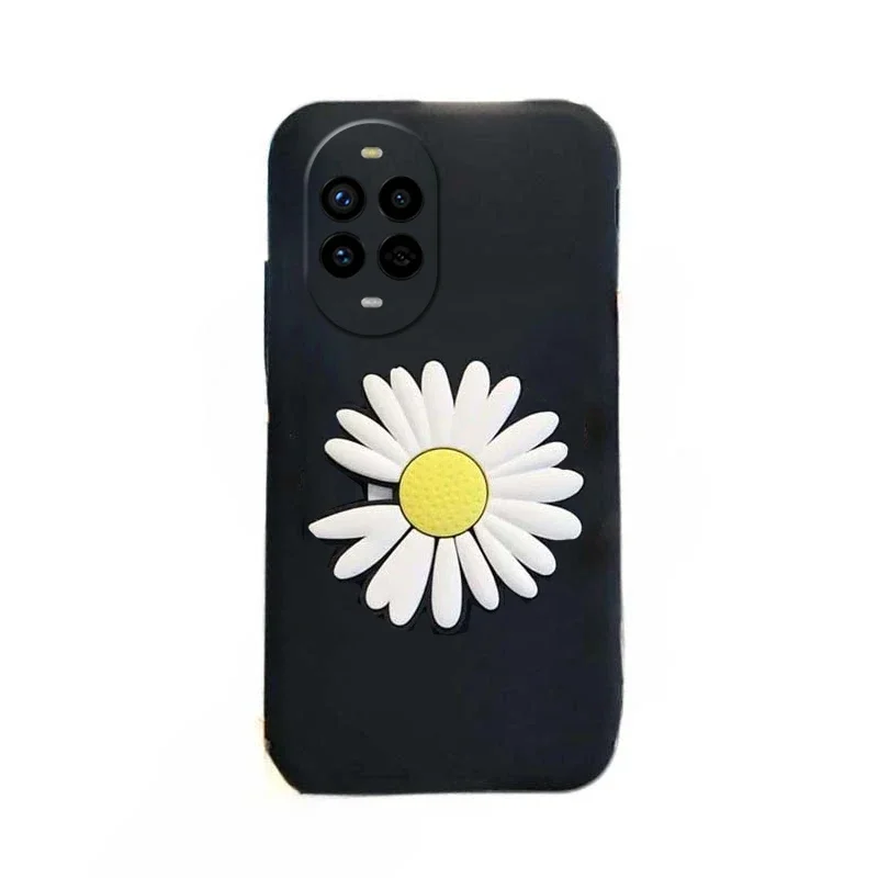 

For Huawei Nova 13 i Nova 13i pro Cover With Chrysanthemum Kickstand Silicone Soft Shell For Huawei Nova 13 Pro 13i Phone Case