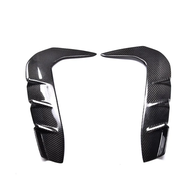 ألياف الكربون سيارة الجبهة الحاجز زعنفة الكسوة المصد الأمامي غطاء منفذ الهواء لتويوتا GR86 سوبارو BRZ 2022
