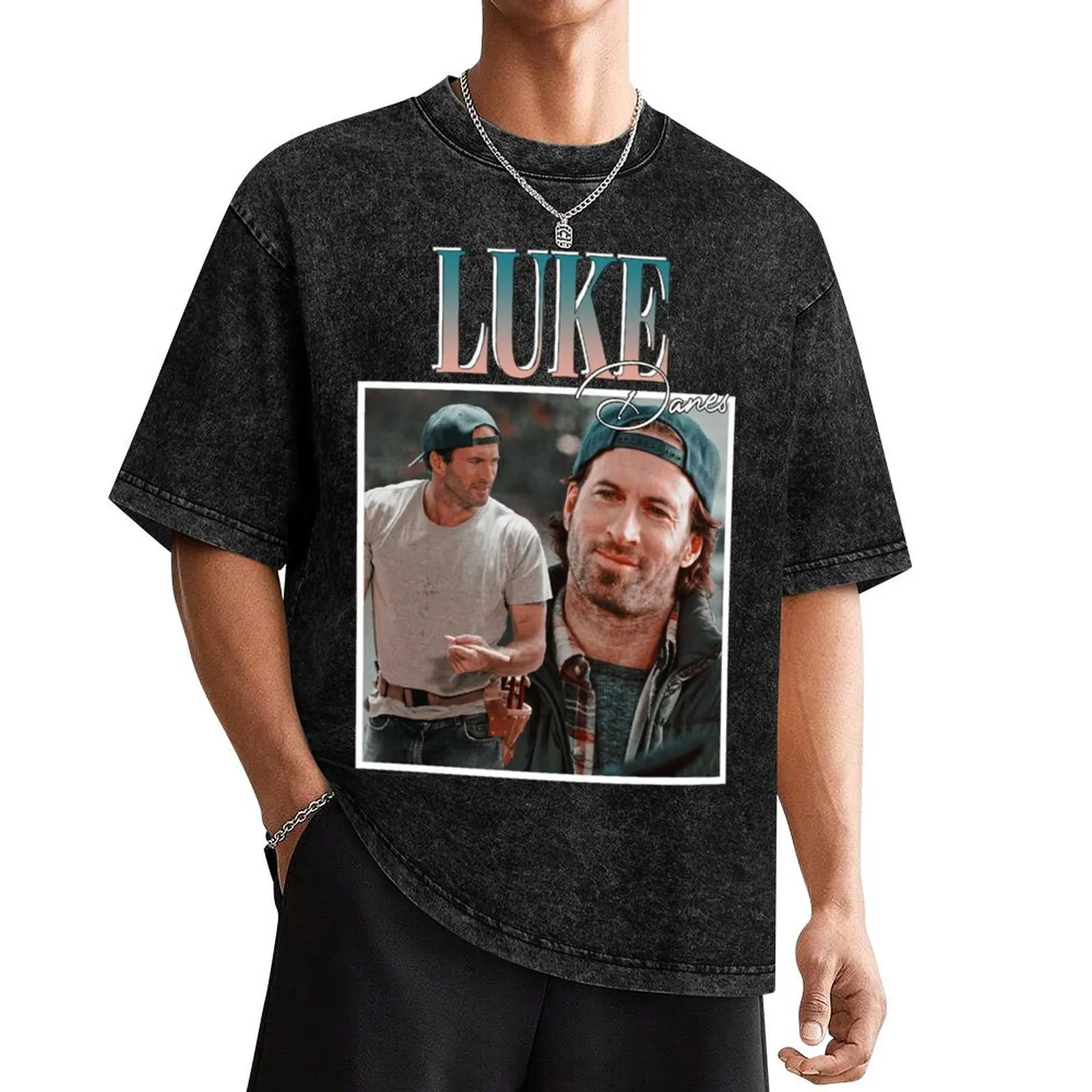 

Luke danes T-Shirt aesthetic clothes vintage graphic tee plus sizes blacks t shirts for men graphic