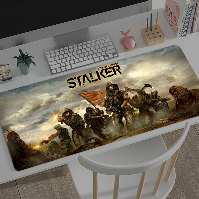 Gaming Mousepad S-stalker 2 Anime Mouse Mat Office Gamer Computer Mouse Pad HD Print Big Desk Mat PC carpet Anime game Mousepad
