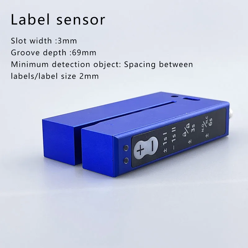 PARMA sensor Ultrasonic Sensor for Labeling Machines Transparent or Metal Detection Label Sensor. LUU-F3A