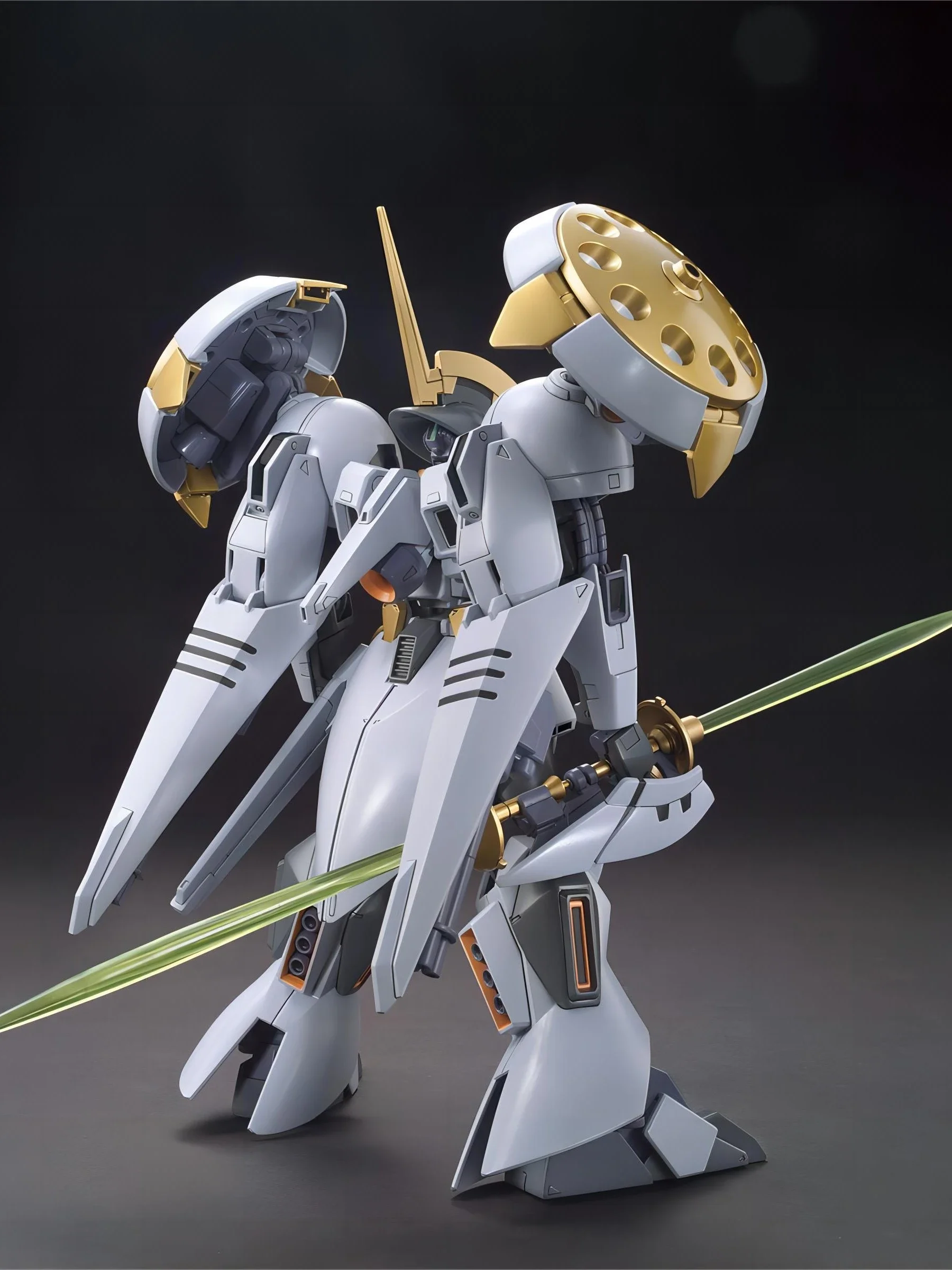 Dalam stok Bandai HG 1/144 GUNDAM BUILD Fighter coba AMX-104GG r-gyagya asli Anime Figure Model koleksi figur aksi anak laki-laki