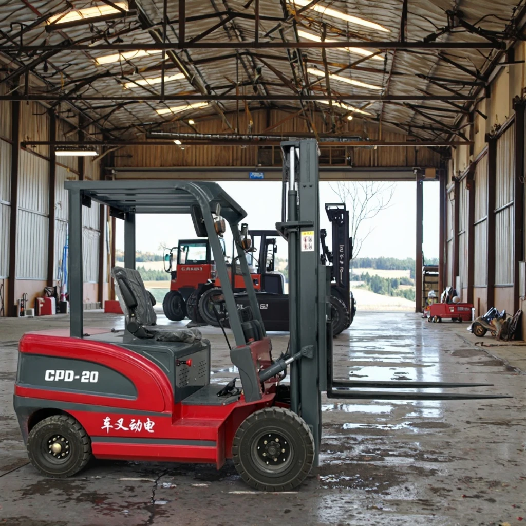 Electric Pallet Stacker 1.5t Mini Forklift Truck Stand on Battery Operated High Lift Jack for Indoor Warehouse Handling