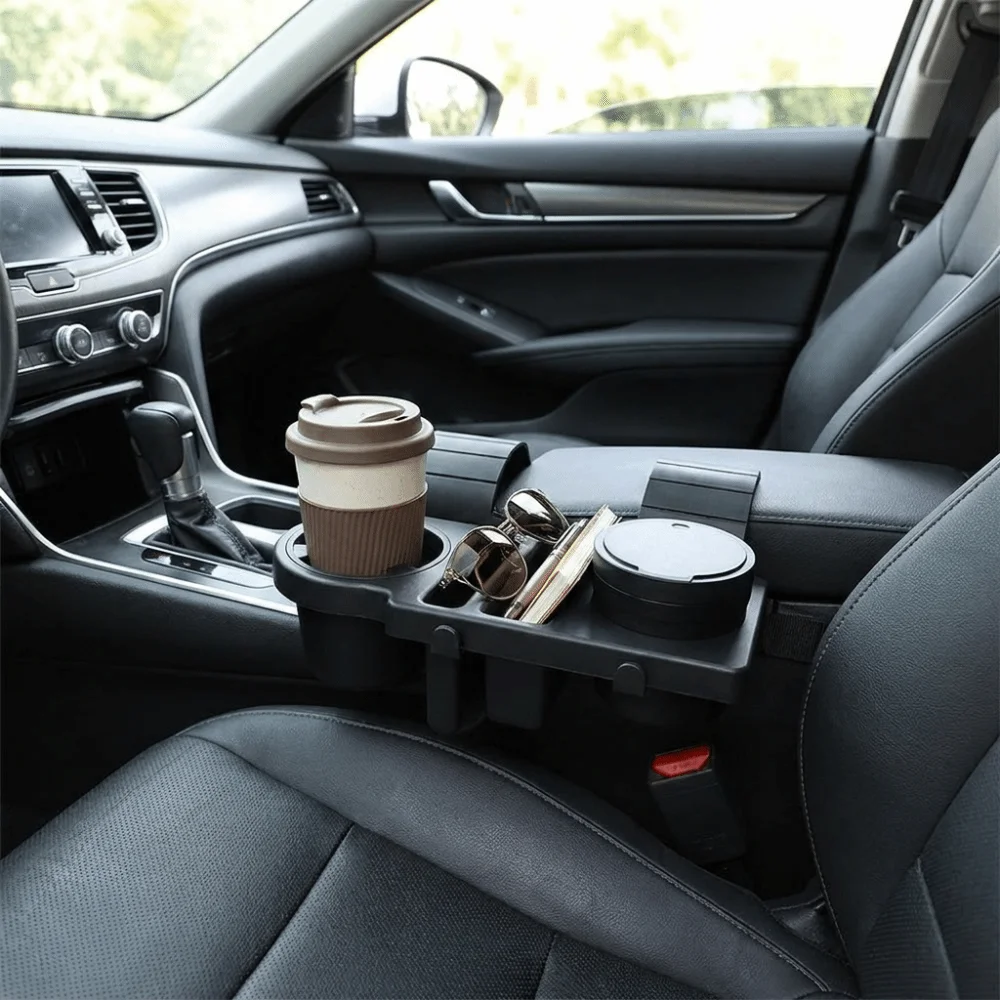 Cup Holder Multifunctional Car Storage Organizer Solid Sturdy Material Stable Structure Auto Door Side Container Long-Term Use