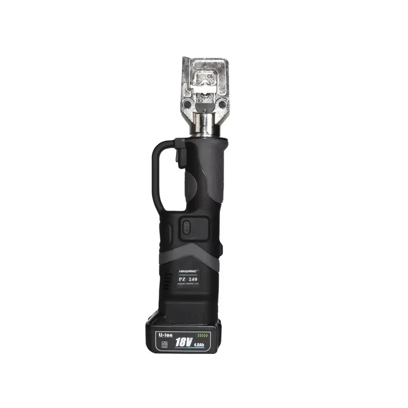 PZ-240 Portable Cordless Battery Hydraulic Cable Junction Head Crimping Tool for Copper Aluminum Junction Head Hexagonal