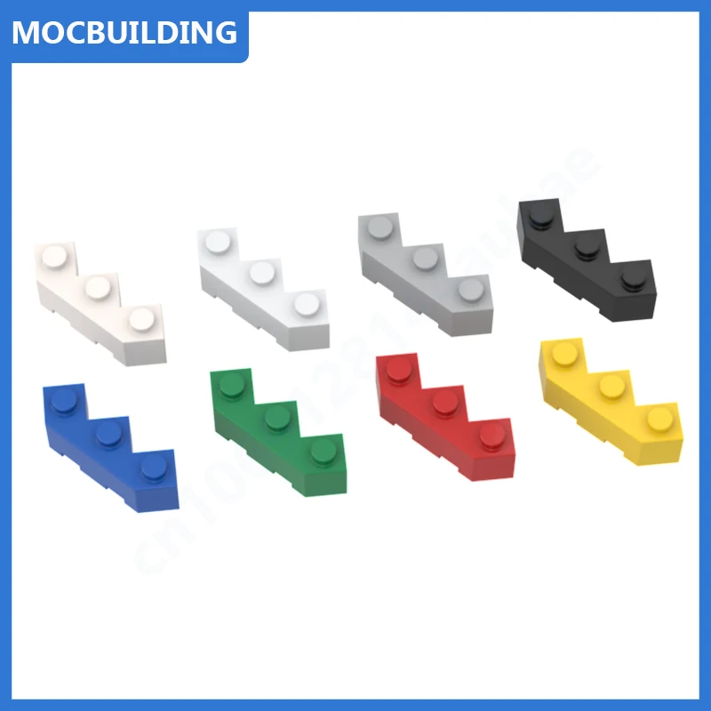 50g Around 32PCS Moc Building Blocks Parts Bricks 2462 Modified Wedge 3 x 3 Facet Compatible Diy Assmble Particles Xmas Toy Gift