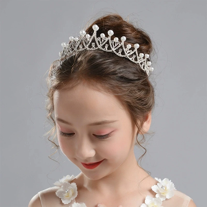 Elegante bruidsparel tiara hoofdband – veelzijdige bruidskroon voor bruid, bruidsmeisje en verjaardagsvieringen