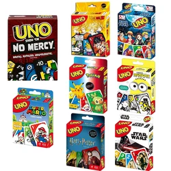 UNO Dragon Ball Z Matching Card Game SHOWEM NO MERCY Multiplayer Family Party Boardgame Funny Friends Entertainment Poker