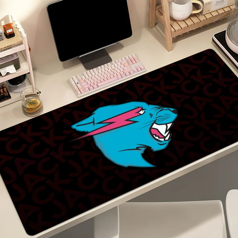 Video Blogger M-MrBeast Mouse Pad Non-slip Thickened MousePad Student Gaming Cushion Large Writing Lockedge Office