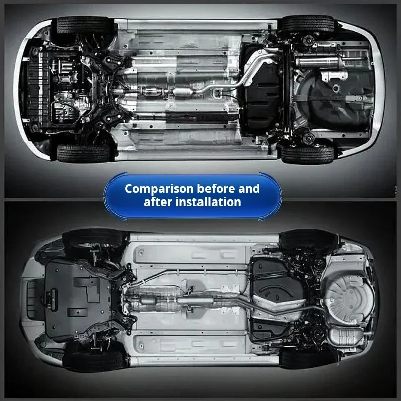 Motor Chassis Schutz Abdeckung Schutz Mangan Stahl Kunststoff Zubehör Schutz Kotflügel Für Cadillac XT6 2016-2024 2017 2018