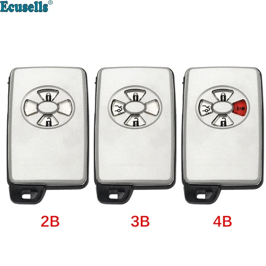 2/3/4 Buttons Smart Remote Key Shell Case Fob for Toyota Avalon