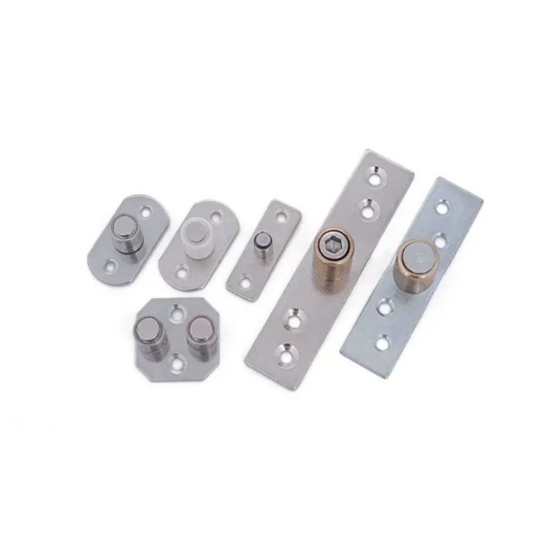 Thickened Wood Door Sliding Door Locator Hanging Wheel Fixator Double Bearing Limit Ground Wheel Fixing Sliding Door Accessories