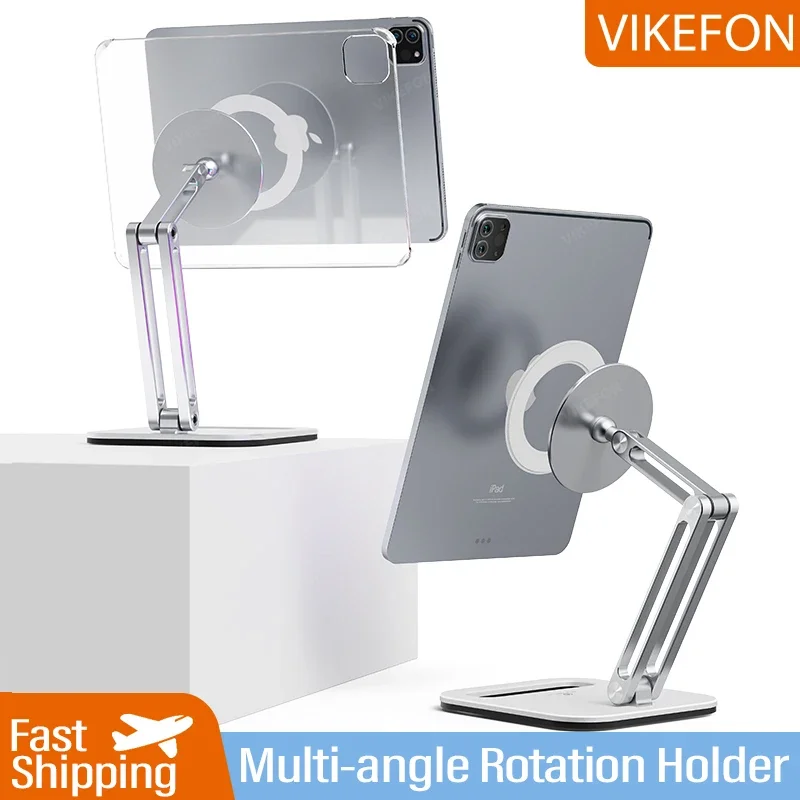 VIKEFON Magnetic Sticker for Tablet Stand Holder Metal Magnetic Tablet Holder for Table Desk Stand Suporte for ipad Pro Xiaomi